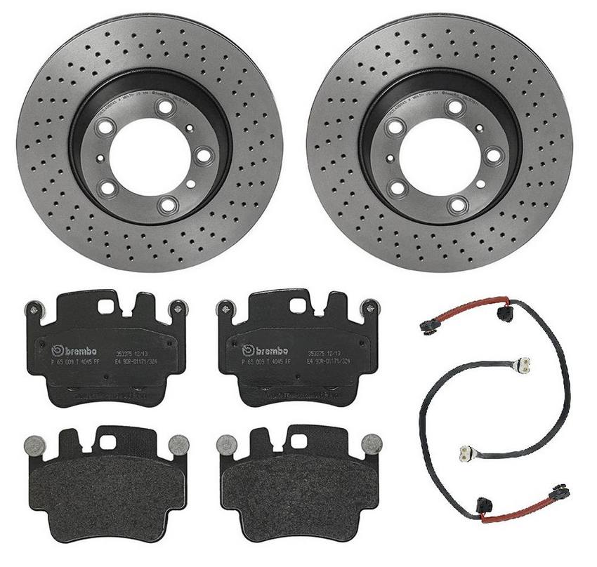 Brembo Brakes Kit – Pads and Rotors Rear (330mm) (Low-Met)