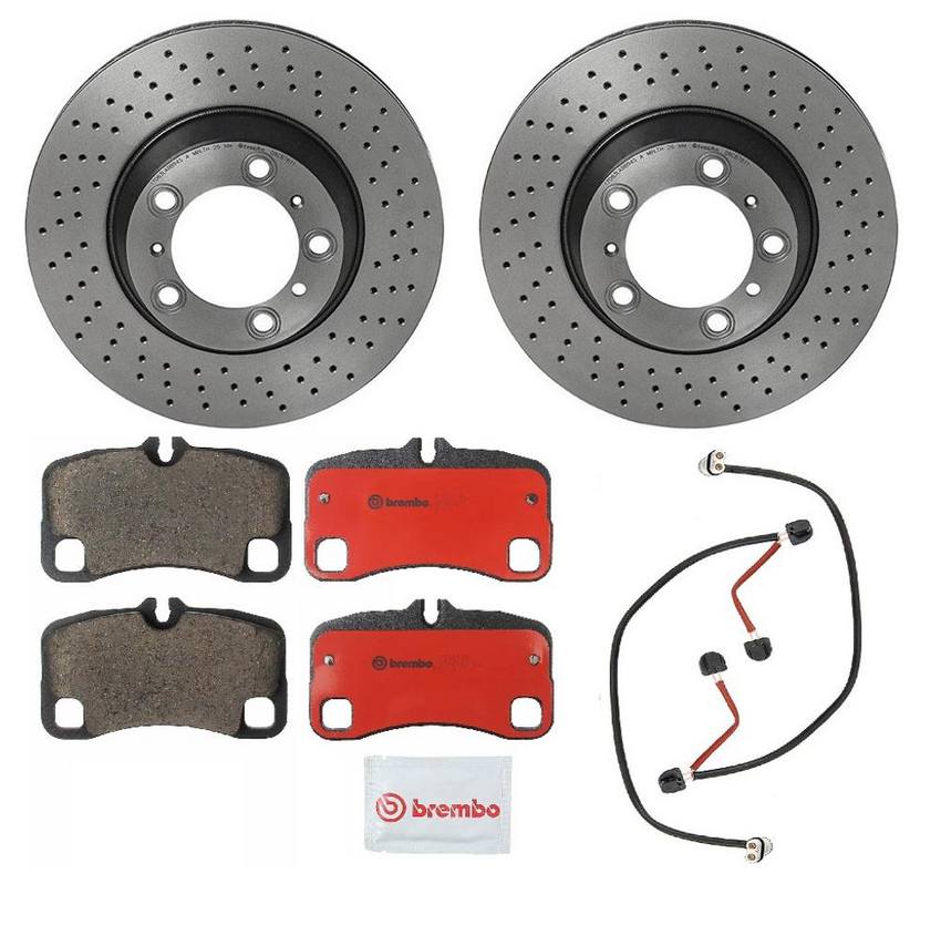 Brembo Brakes Kit – Pads and Rotors Rear (330mm) (Ceramic)