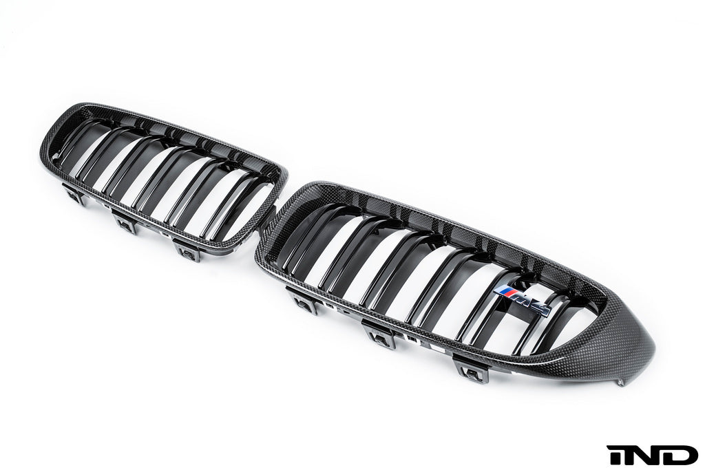 IND F8X M3 / M4 Carbon Grille Set