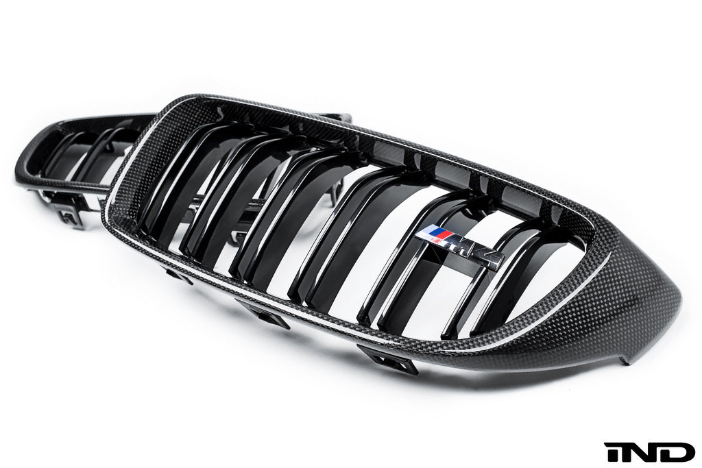 IND F8X M3 / M4 Carbon Grille Set