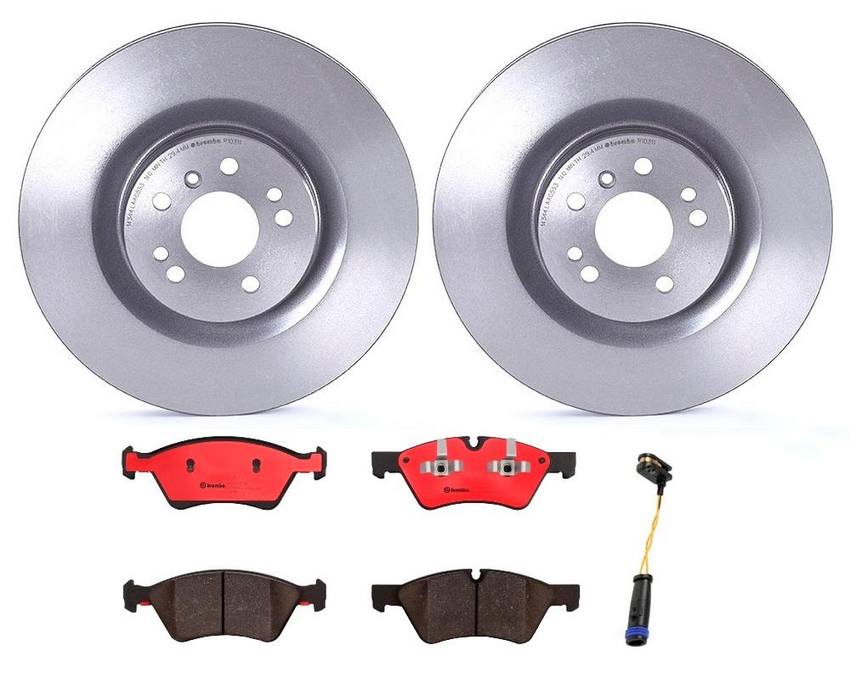 Mercedes Brakes Kit – Brembo Pads and Rotors Front (350mm) (Ceramic) 164420262064 – Brembo 1531645KIT