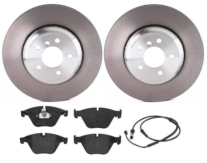 BMW Brembo Brake Kit – Pads and Rotors Front (348mm) (Low-Met) 34356791958 – Brembo 1531788KIT