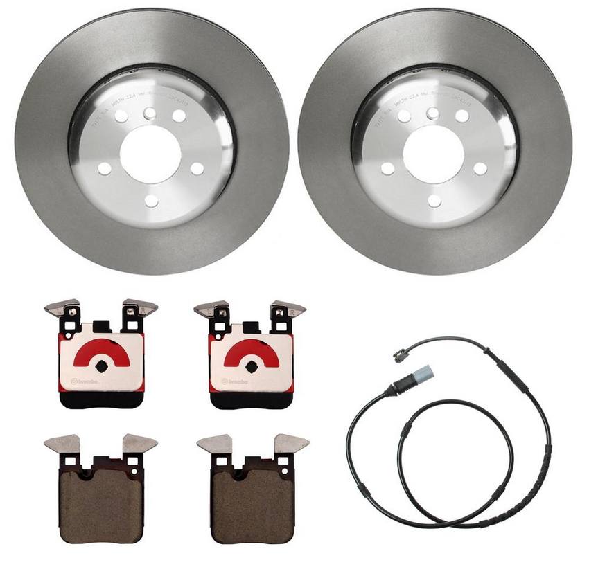 BMW Brembo Brake Kit – Pads and Rotors Rear (345mm) (Ceramic) 34356792292 – Brembo 1532030KIT