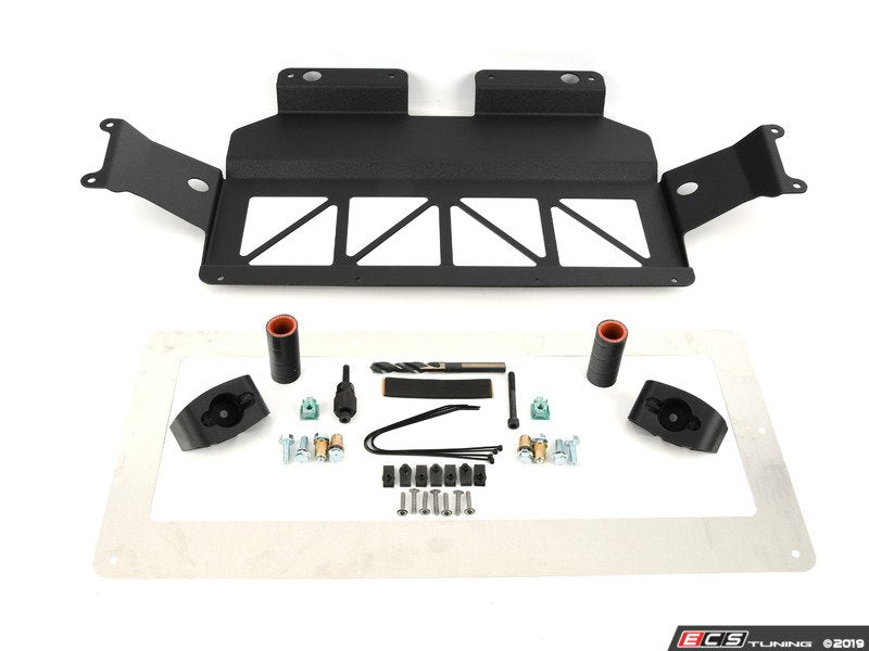 Fall Line Motorsports Oil Cooler Guard - Wrinkle Black - F90 M5