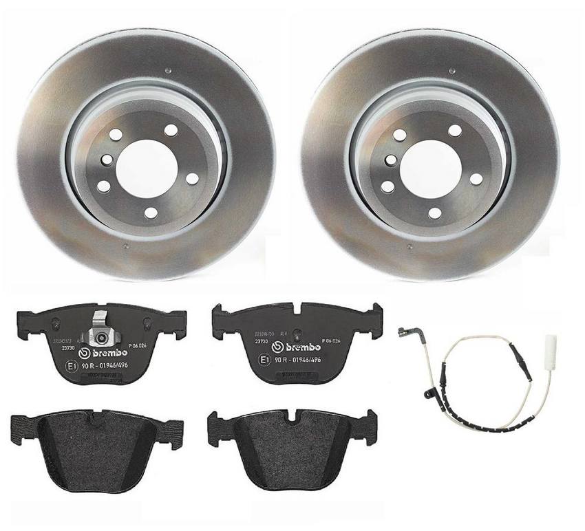 Brembo Brakes Kit – Pads and Rotors Rear (345mm) (Low-Met)