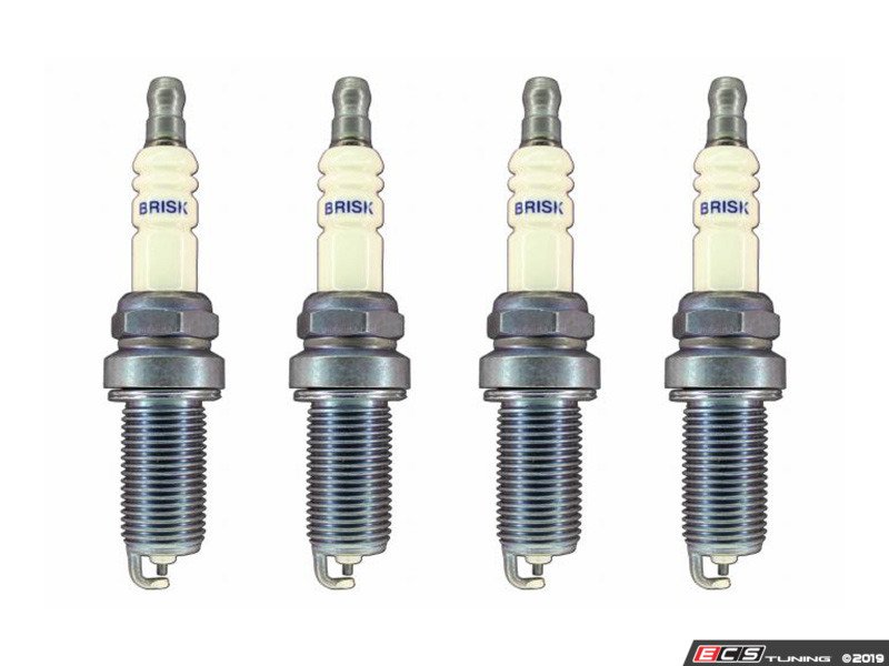 Brisk Silver Racing ER14YS Spark Plugs - Set Of Four