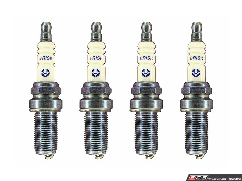 Brisk Silver Racing ER14S Spark Plugs - Set Of Four