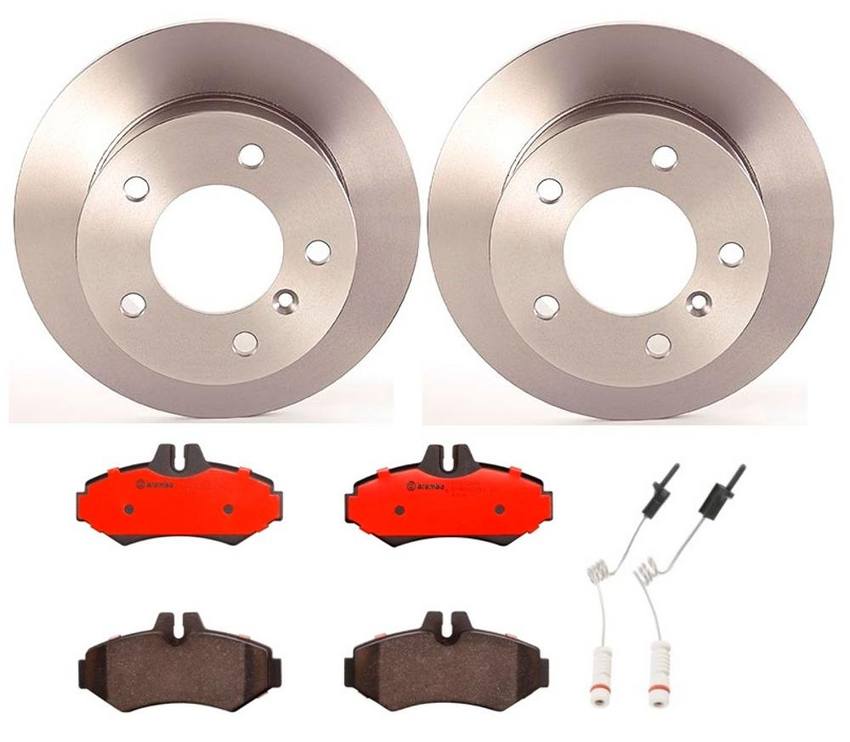 Brembo Brakes Kit – Pads and Rotors Rear (272mm) (Ceramic)