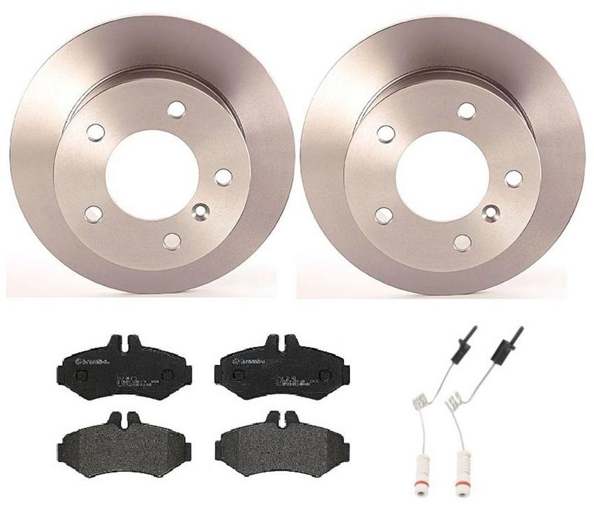 Brembo Brakes Kit – Pads and Rotors Rear (272mm) (Low-Met)