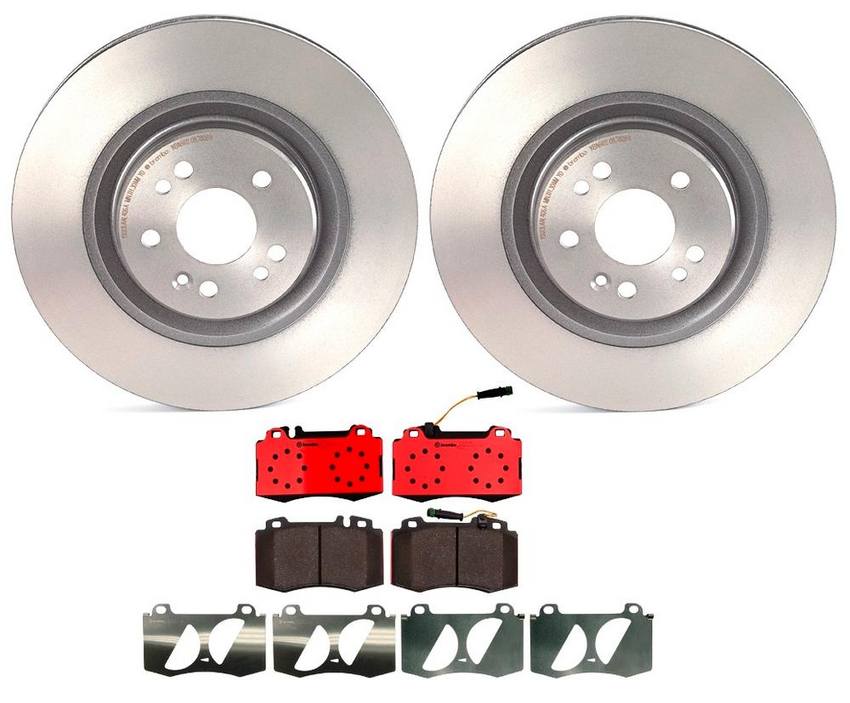 Brembo Brake Pads and Rotors Kit – Front (345mm) (Ceramic)