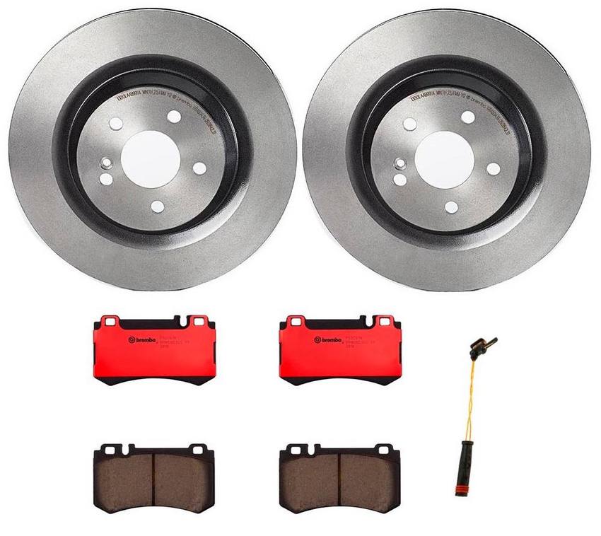 Mercedes Brembo Brakes Kit – Pads and Rotors Rear (330mm) (Ceramic) 230423081264 – Brembo 1534305KIT