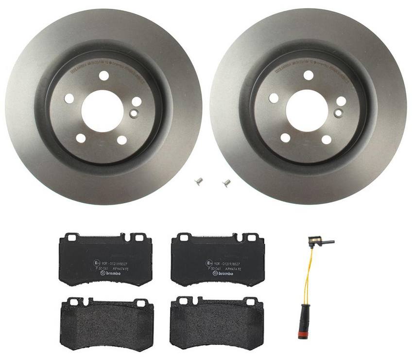 Mercedes Brembo Brakes Kit – Pads and Rotors Rear (330mm) (Low-Met) 230423081264 – Brembo 1534327KIT