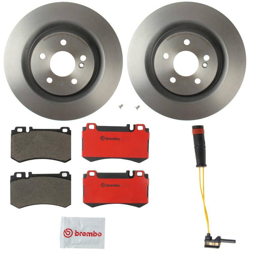 Mercedes Brembo Brakes Kit – Pads and Rotors Rear (330mm) (Ceramic) 230423081264 – Brembo 1534341KIT