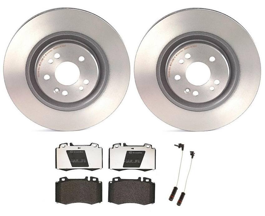 Brembo Brake Pads and Rotors Kit – Front (345mm) (Low-Met)