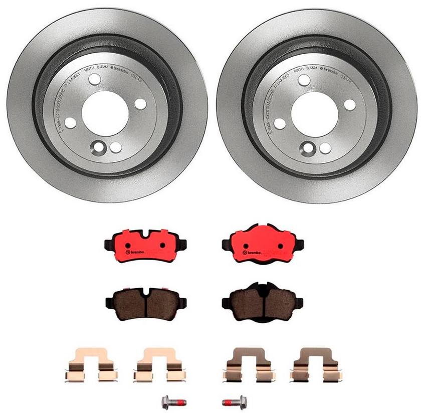 Brembo Brakes Kit – Pads and Rotors Rear (280mm) (Ceramic)