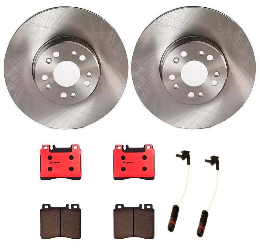 Mercedes Brakes Kit – Brembo Pads and Rotors Front (320mm) (Ceramic) 140421101264 – Brembo 1534395KIT