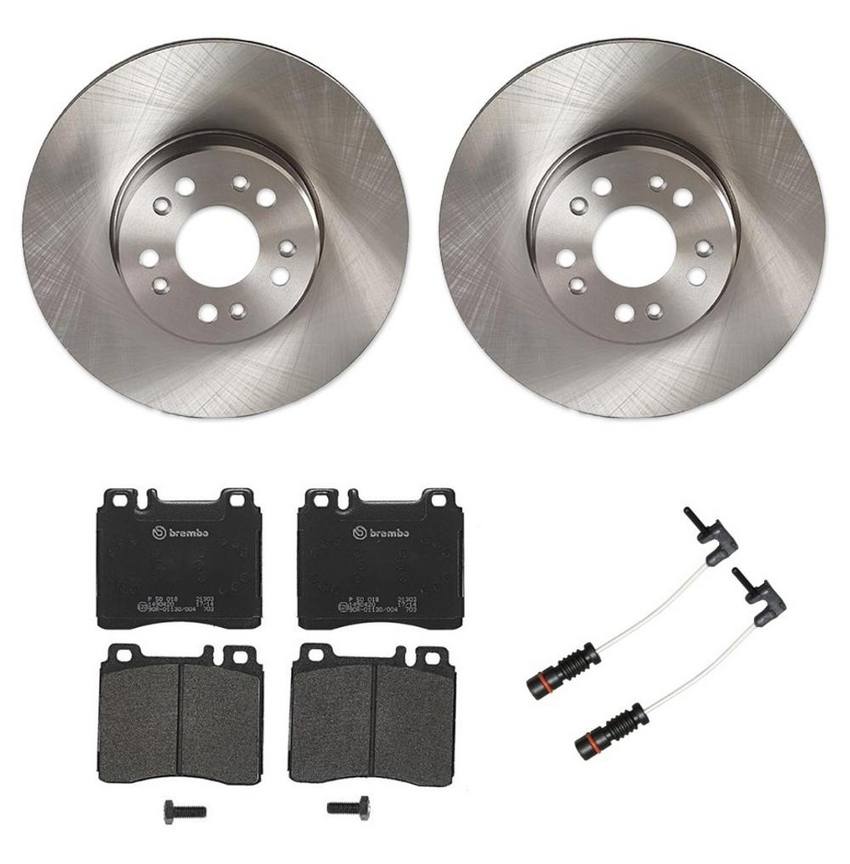 Mercedes Brakes Kit – Brembo Pads and Rotors Front (320mm) (Low-Met) 140421101264 – Brembo 1534398KIT