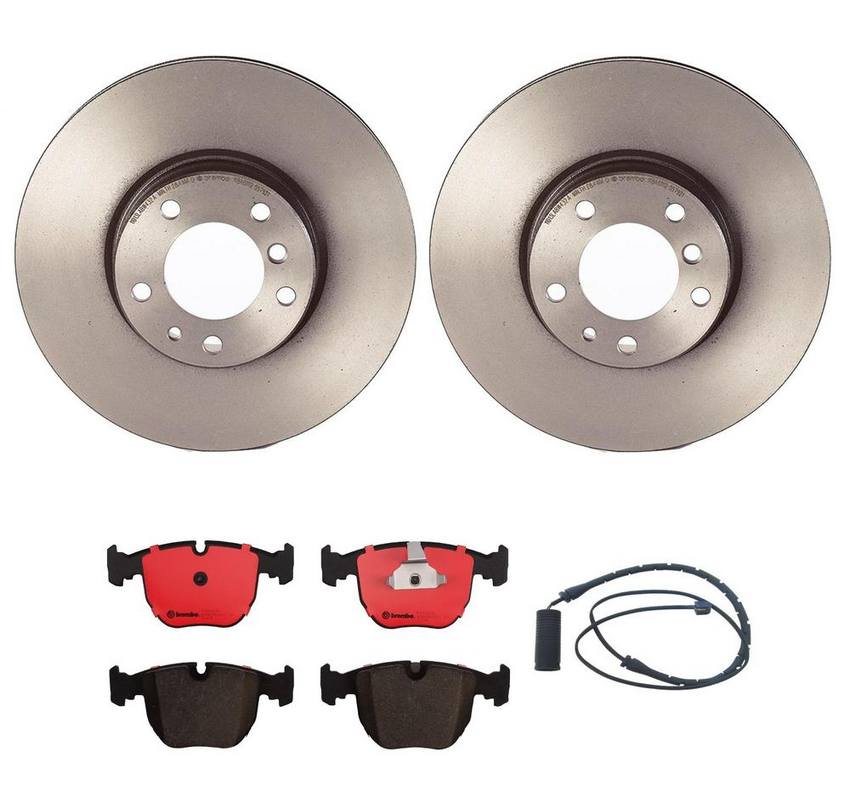 BMW Brembo Brake Kit – Pads and Rotors Front (324mm) (Ceramic) 34116761252 – Brembo 1534419KIT