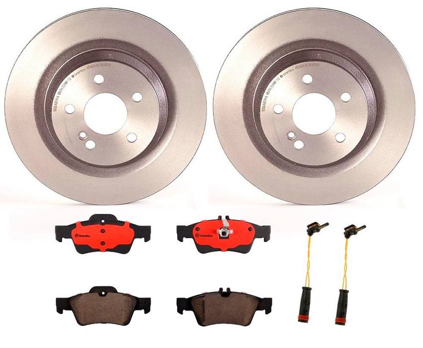 Mercedes Brembo Brakes Kit – Pads and Rotors Rear (320mm) (Ceramic) 221423101207 – Brembo 1534425KIT