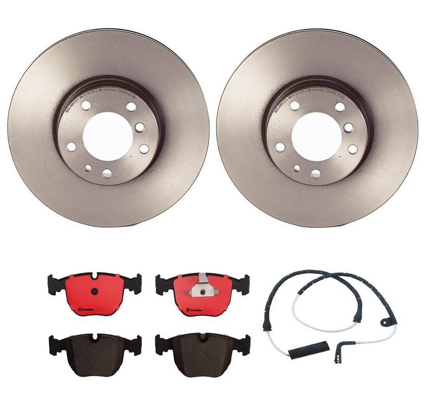 BMW Brembo Brake Kit – Pads and Rotors Front (324mm) (Ceramic) 34351182064 – Brembo 1534433KIT