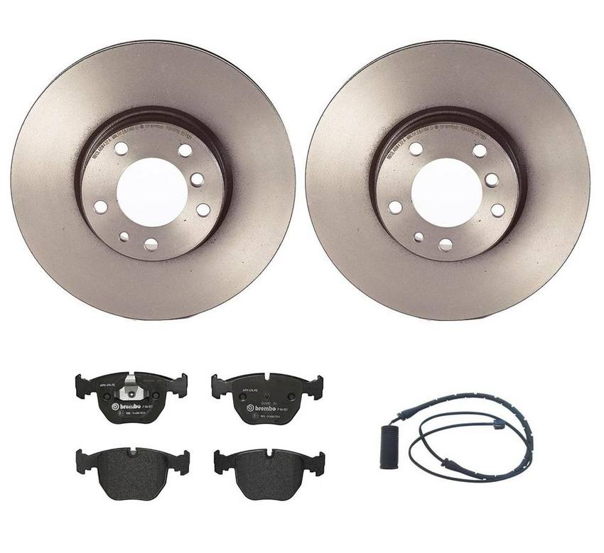 BMW Brembo Brake Kit – Pads and Rotors Front (324mm) (Low-Met) 34116761252 – Brembo 1534439KIT