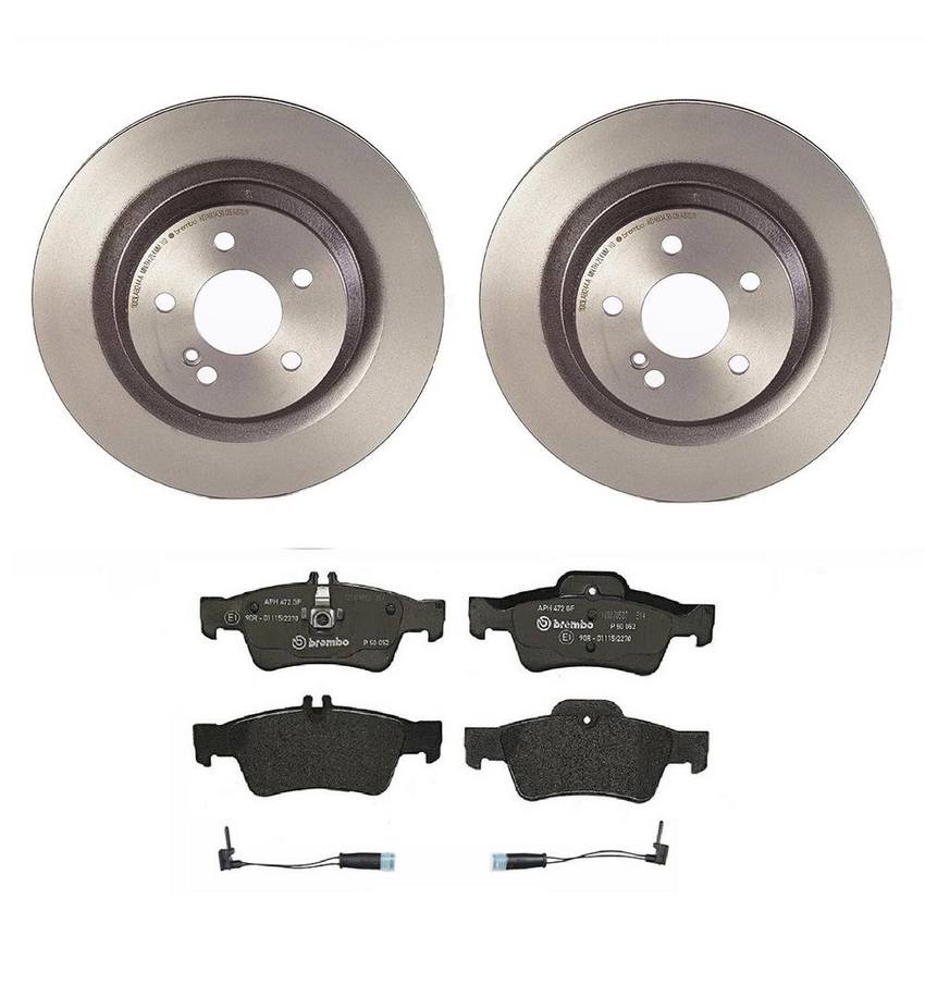 Brembo Brakes Kit – Pads and Rotors Rear (320mm) (Low-Met)