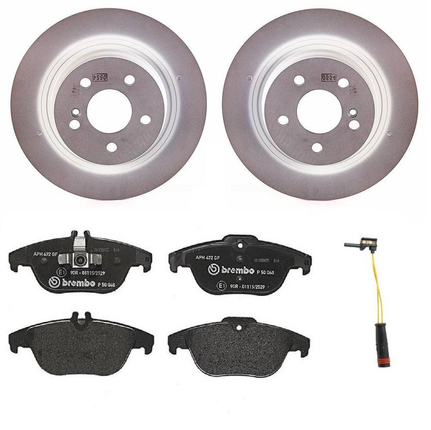 Mercedes Brembo Brakes Kit – Pads and Rotors Rear (300mm) (Low-Met) 2115401717 – Brembo 1534504KIT