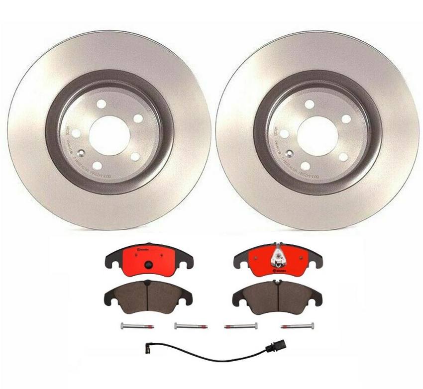 Audi Brake Kit – Pads and Rotors Front (345mm) (Ceramic) 8R0698151A – Brembo 1534509KIT