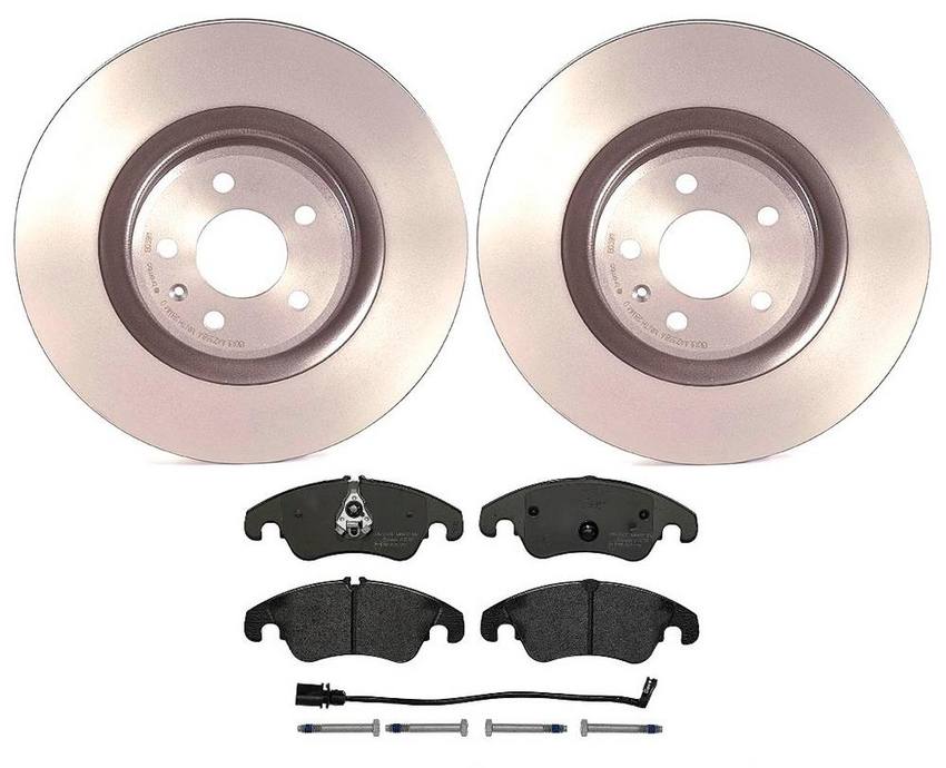 Audi Brake Kit – Pads and Rotors Front (345mm) (Low-Met) 8R0698151A – Brembo 1534512KIT