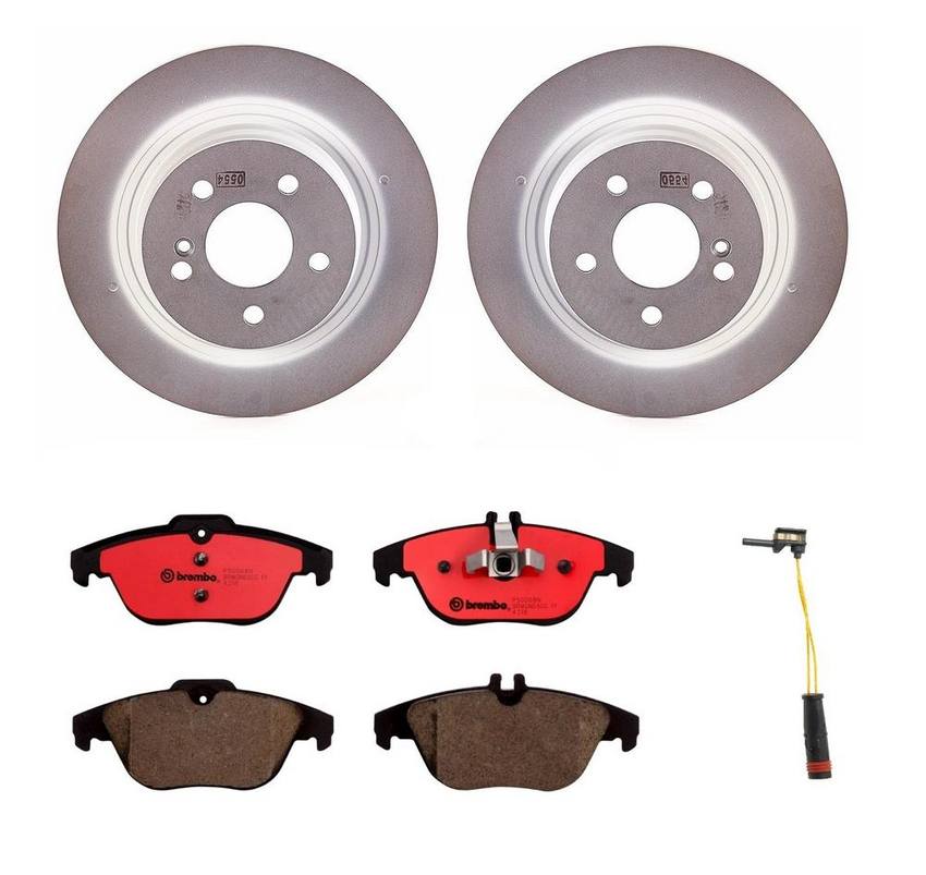 Mercedes Brembo Brakes Kit – Pads and Rotors Rear (300mm) (Ceramic) 2115401717 – Brembo 1534532KIT