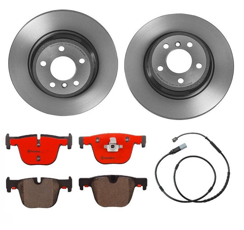 BMW Brembo Brake Kit – Pads and Rotors Rear (330mm) (Ceramic) 34356792292 – Brembo 1534651KIT