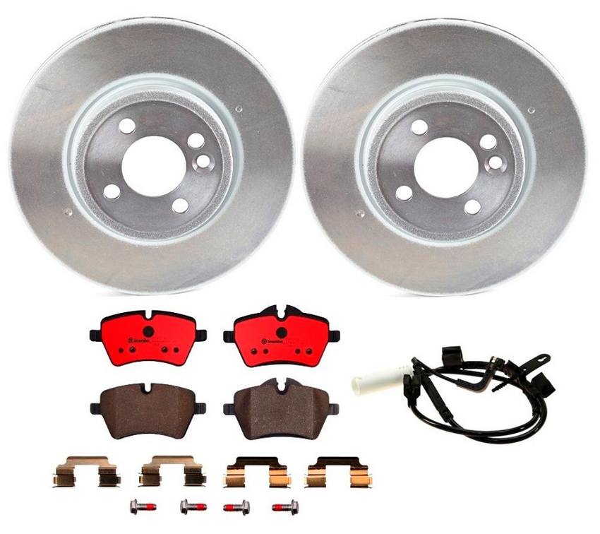 Mini Brakes Kit – Brembo Pads and Rotors Front (294mm) (Ceramic) 34356789329 – Brembo 1534807KIT