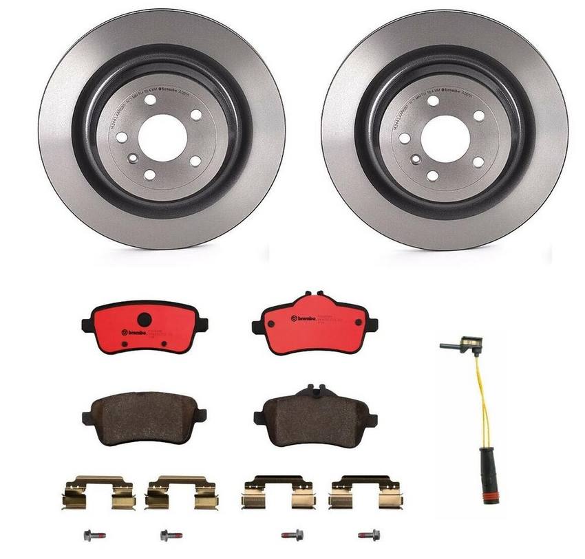 Mercedes Brembo Brakes Kit – Pads and Rotors Rear (345mm) (Ceramic) 2115401717 – Brembo 1534815KIT