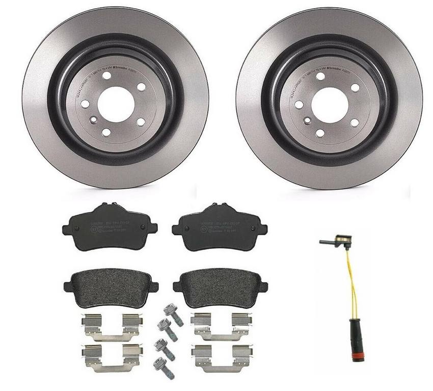 Brembo Brakes Kit – Pads and Rotors Rear (345mm) (Low-Met)