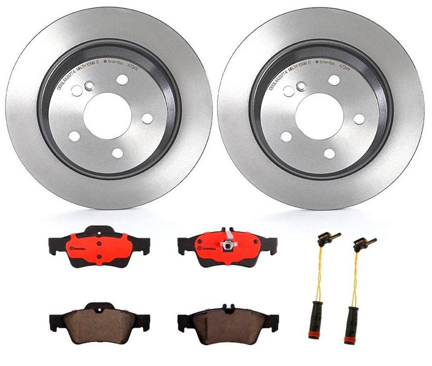 Mercedes Brembo Brakes Kit – Pads and Rotors Rear (300mm) (Ceramic) 221423111207 – Brembo 1534876KIT