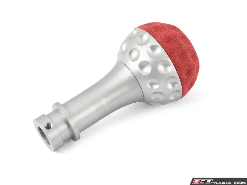 BFI Heavy Weight Golf Ball Shift Knob - Red Alcantara