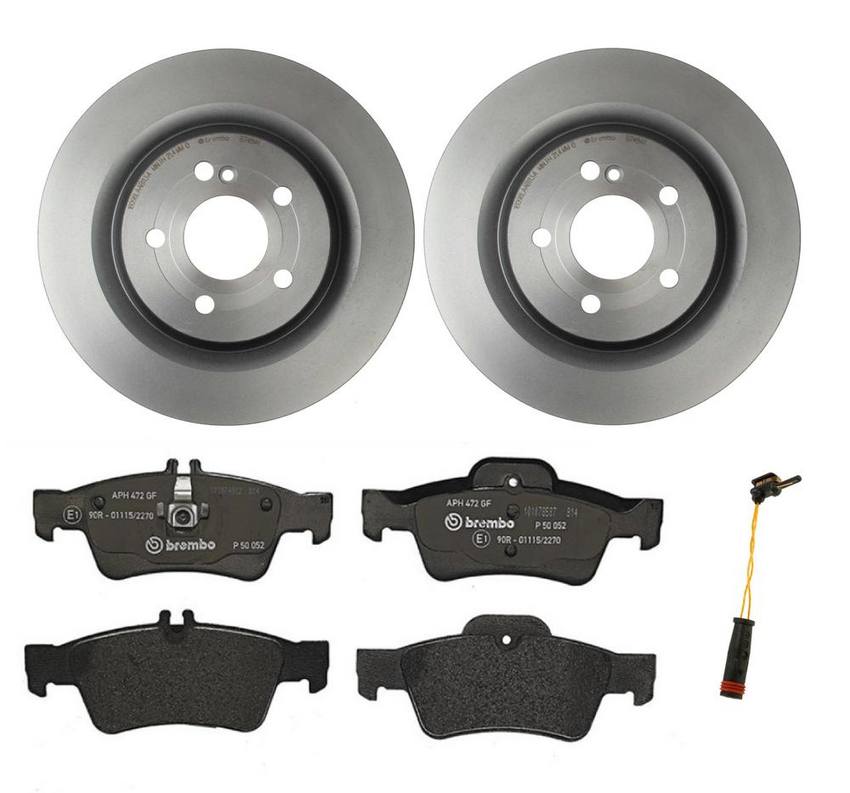 Brembo Brakes Kit – Pads and Rotors Rear (320mm) (Low-Met)