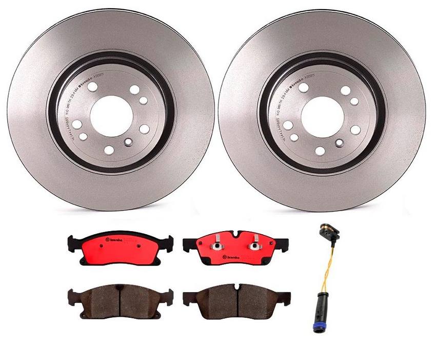 Mercedes Brakes Kit – Brembo Pads and Rotors Front (330mm) (Ceramic) 1664211300 – Brembo 1534893KIT