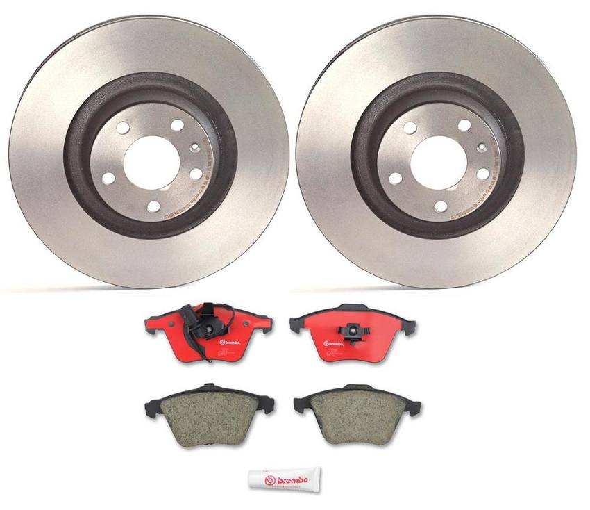 Audi Brake Kit – Pads and Rotors Front (347mm) (Ceramic) 8E0698151G – Brembo 1535059KIT