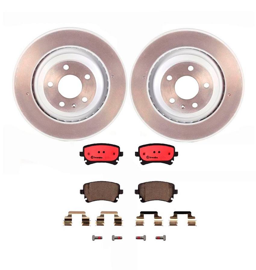 Audi Brembo Brake Kit – Pads and Rotors Rear (330mm) (Ceramic) 8E0698451P – Brembo 1535157KIT