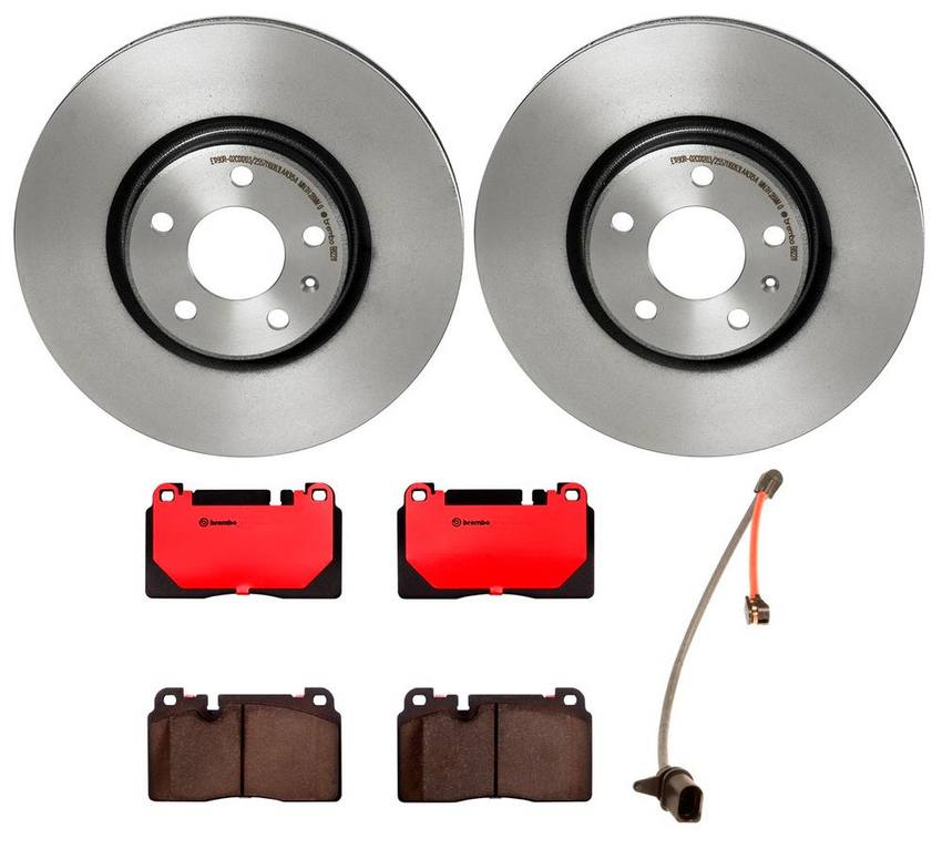 Audi Brake Kit – Pads and Rotors Front (320mm) (Ceramic) 8R0698151T – Brembo 1535200KIT