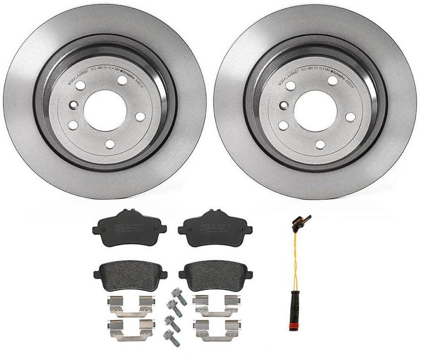 Brembo Brakes Kit – Pads and Rotors Rear (325mm) (Low-Met)