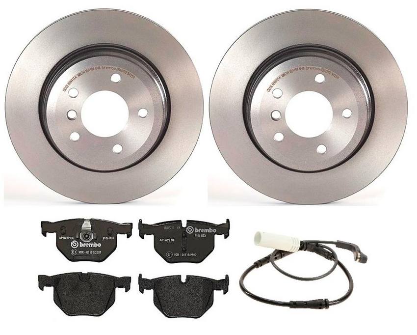 BMW Brembo Brake Kit – Pads and Rotors Rear (320mm) (Low-Met) 34356789493 – Brembo 1535256KIT