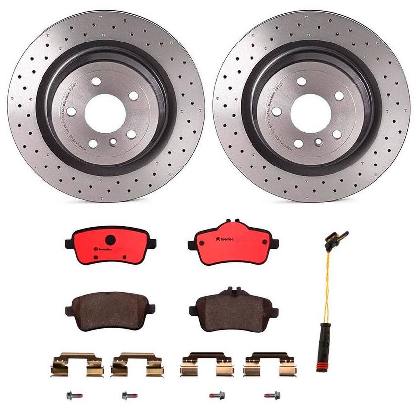 Mercedes Brembo Brakes Kit – Pads and Rotors Rear (330mm) (Ceramic) 2115401717 – Brembo 1535338KIT