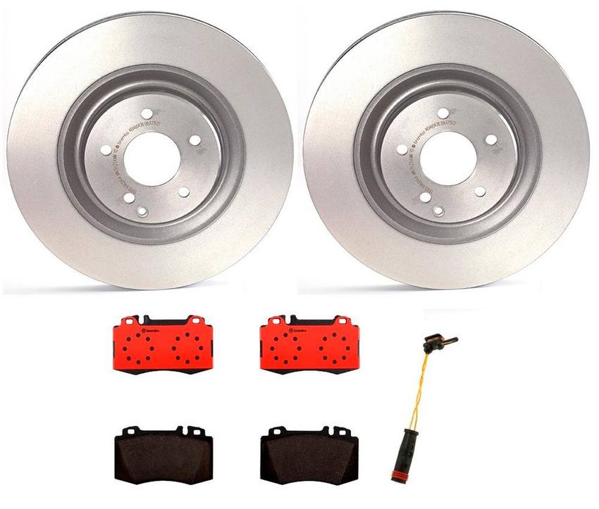 Brembo Brake Pads and Rotors Kit – Front (345mm) (Ceramic)