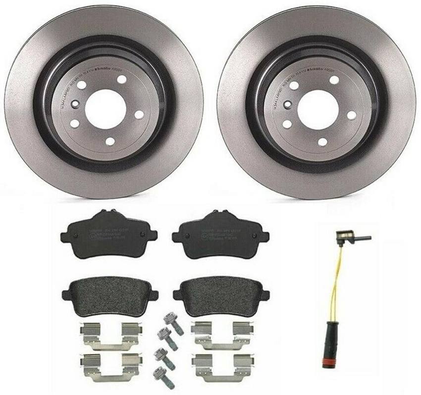 Brembo Brakes Kit – Pads and Rotors Rear (330mm) (Low-Met)