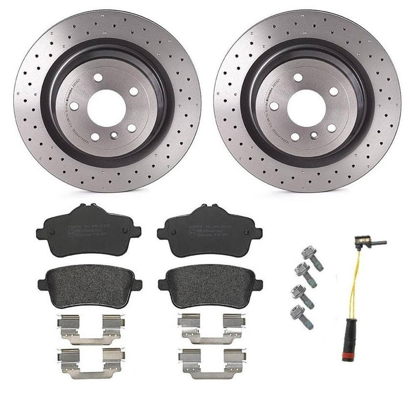 Brembo Brakes Kit – Pads and Rotors Rear (330mm) (Low-Met)