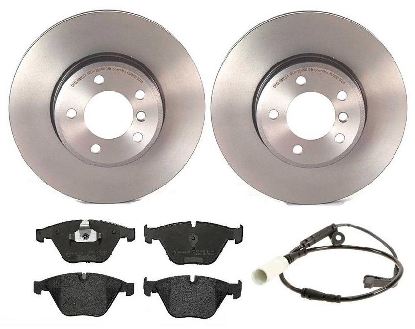 Brembo Brake Pads and Rotors Kit – Front (324mm) (Low-Met)