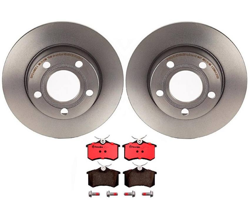 Brembo Brakes Kit – Pads and Rotors Rear (255mm) (Ceramic)