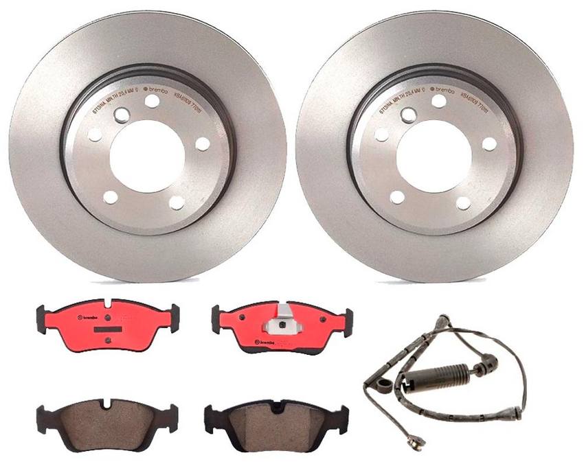 Brembo Brake Pads and Rotors Kit – Front (300mm) (Ceramic)